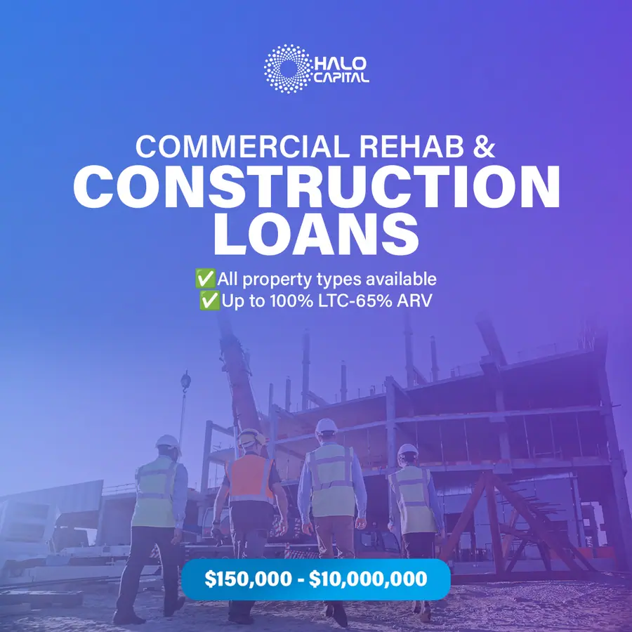 Sample Meta ad creative — investor loan program